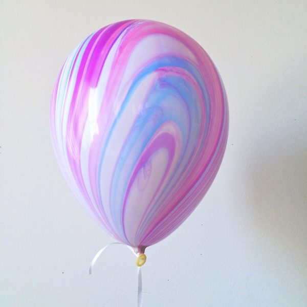 Latex Marbled Balloons - 10 per pack  11    Helium Quality - Unicorn Fantasy Online