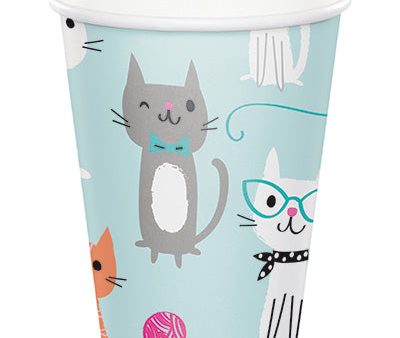 Purr Fect Party - Paper Cups 8 Count 9 oz. Cheap