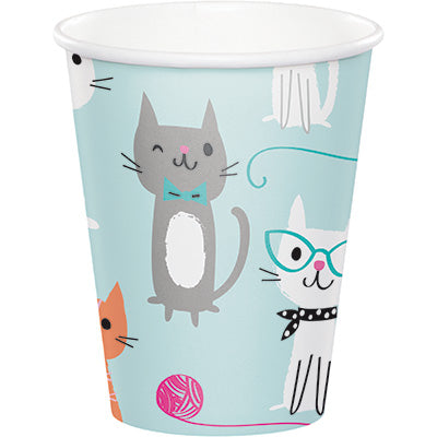 Purr Fect Party - Paper Cups 8 Count 9 oz. Cheap