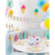 Pastel Party Fan Decor Hot on Sale