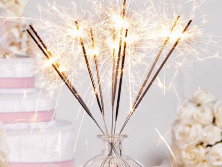 144 pcs #20 Wedding Sparklers | 18 Packages of 8 Sparklers Online Sale