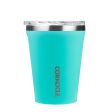 Corkcicle Classic Tumbler Insulated Stainless Steel Coffee Tea Cup Turquoise Blue For Sale