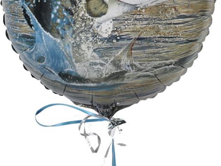 Bass Fishing Theme Mylar Balloon Hot on Sale