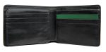 Hidesign Dylan 05 Leather Multi-Compartment Trifold Wallet Black For Cheap