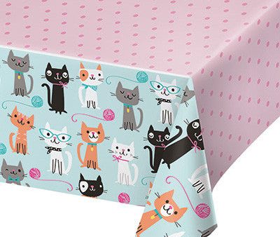 Purr-Fect Party Table Cover For Cheap