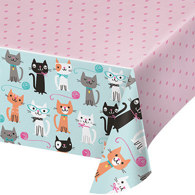 Purr-Fect Party Table Cover For Cheap