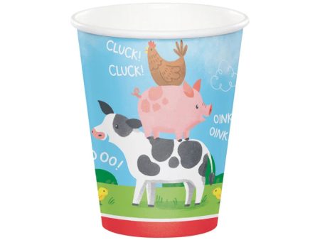 Farm Party Paper Cups Hot on Sale