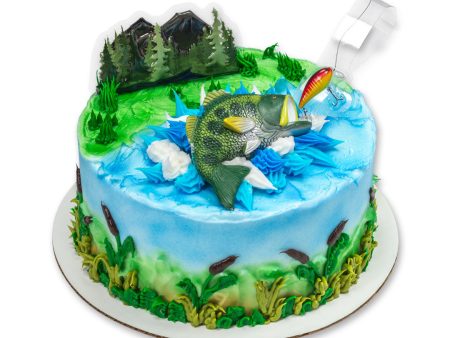 Bass Fishing Cake Topper Kit Sale