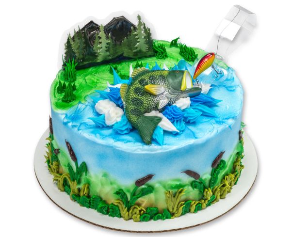 Bass Fishing Cake Topper Kit Sale