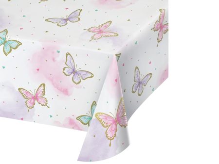 Butterfly Shimmer Tablecover For Cheap