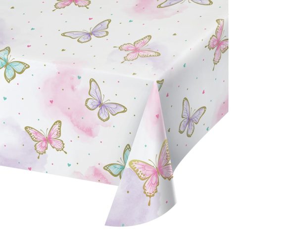 Butterfly Shimmer Tablecover For Cheap