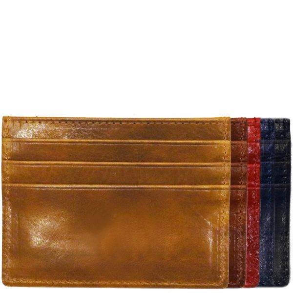 Floto Leather Venezia Card Wallet Online Hot Sale