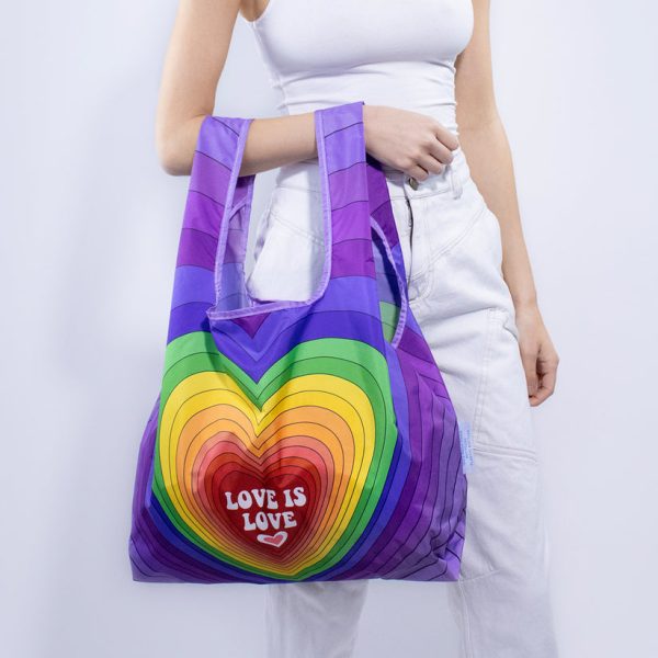 KIND Reusable Shopping Bag Medium Love Rainbow Fashion