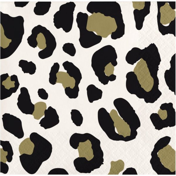 Leopard Print Cocktail Napkins Online Sale