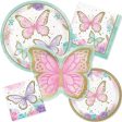 Butterfly Shimmer Butterfly Shaped Plates Hot on Sale