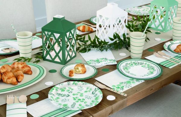 Greenery Party Plates Online