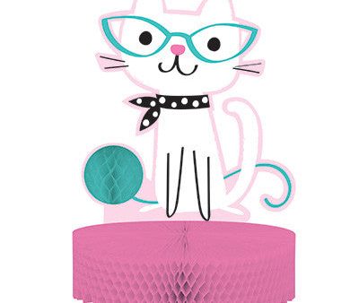 Purr-Fect Party Honey -comb Centerpiece For Cheap