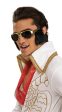 Gold Elvis Character Accessory Glasses Fashion