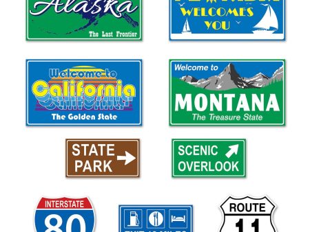 Travel America Road Sign Cutouts Sale