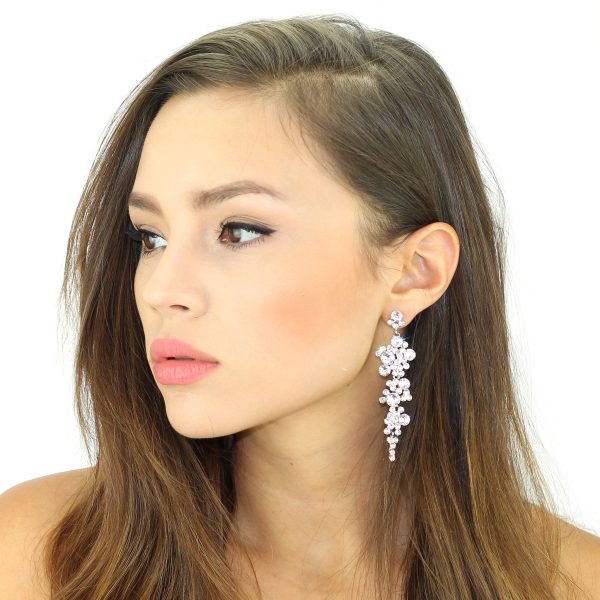 Kristin Perry Cascading Crystals Earrings Discount