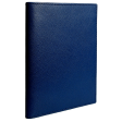 72 Smalldive Saffiano Leather Bi Colored Passport Wallet Blue Discount