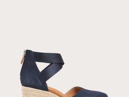 GENTLE SOULS - Orya Leather Espadrille Wedge For Sale