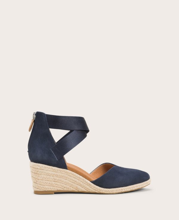 GENTLE SOULS - Orya Leather Espadrille Wedge For Sale