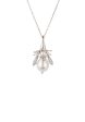 Latelita Pearl Gemstone Honey Bee Pendant Necklace Silver Supply