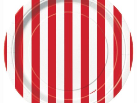 Circus Party Striped Plates on Sale