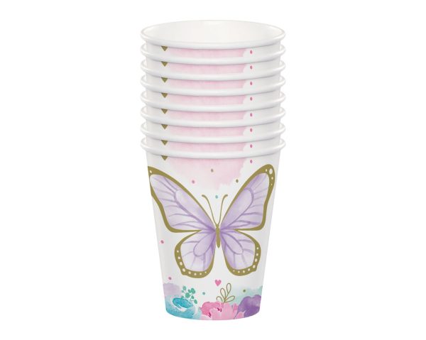 Butterfly Shimmer Cups Discount