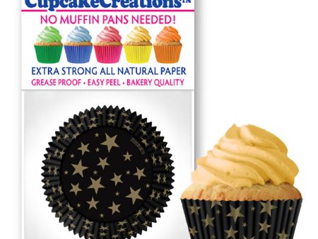 Gold Star Cupcake Liners 32 Pack Discount