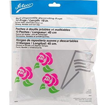 Ateco Soft Disposable Decorating Bag - 18   10 Count Sale