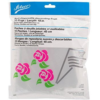 Ateco Soft Disposable Decorating Bag - 18   10 Count Sale