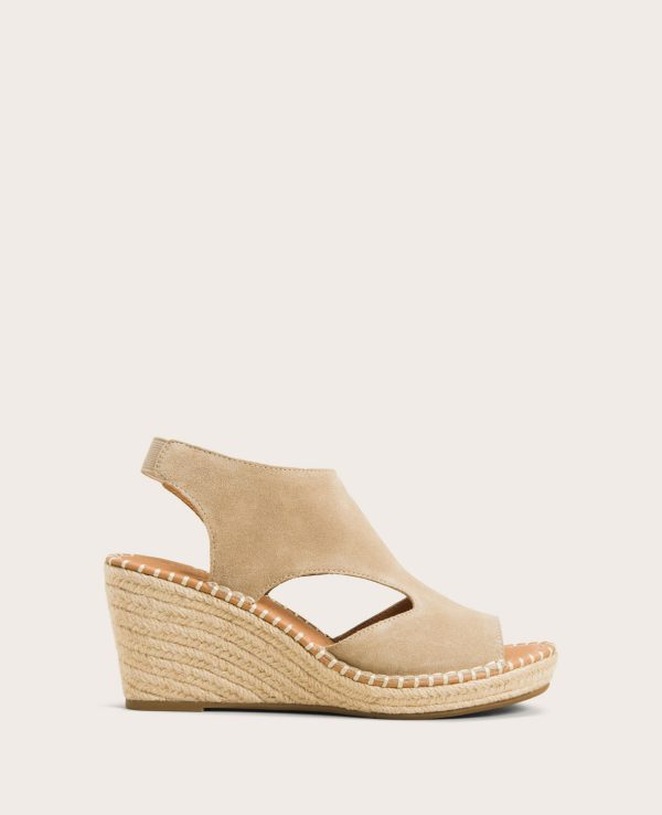 GENTLE SOULS - Cody Suede Espadrille Wedge Online Sale