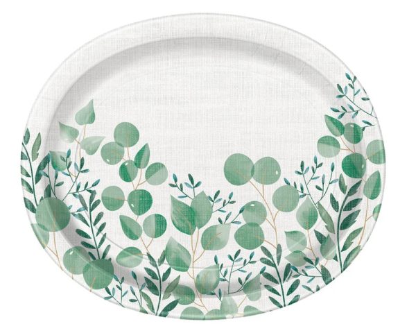 Greenery Party Plates Online