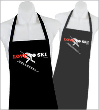 LOVE TO SKI - Spending the Kids Inheritance Apron Online Hot Sale