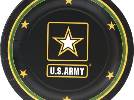 Official US Army Party Collection - 7  Dessert Plates 8 Count Heavyweight Cheap