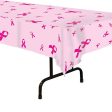 Breast Cancer Awareness Table Cover - 54 x 108 inches. Online Sale