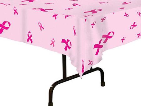 Breast Cancer Awareness Table Cover - 54 x 108 inches. Online Sale