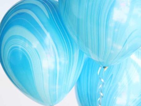 Latex Marbled Balloons 10 per pack  Helium Quality Discount