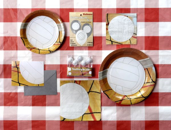 Volleyball Party Dinner Plates Sale