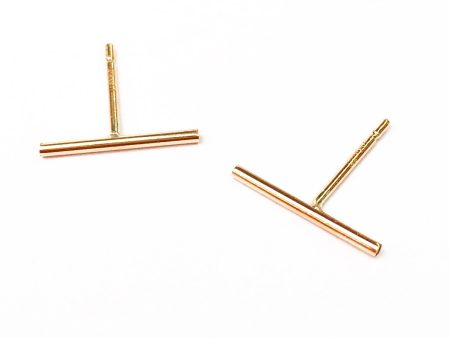 Agapantha Thin Line Studs LG Earrings For Discount