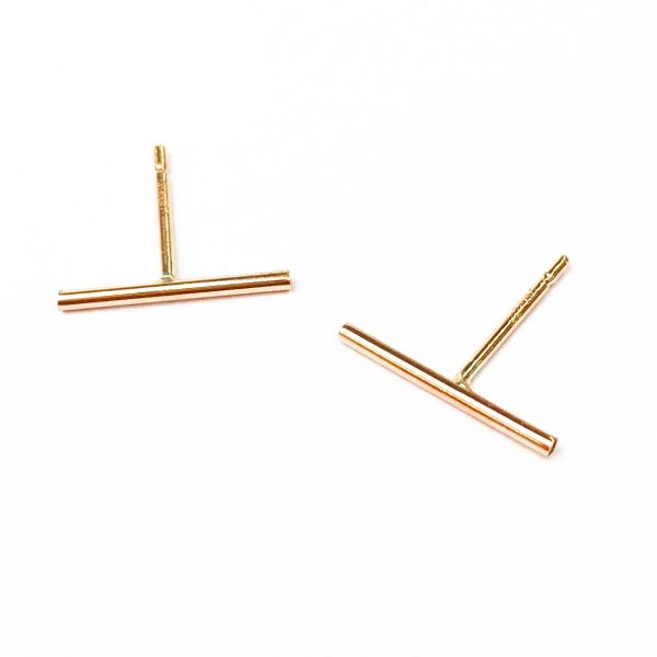 Agapantha Thin Line Studs LG Earrings For Discount