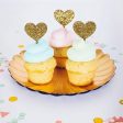 Minds Eye - Golden Heart Cupcake Topper Online Hot Sale