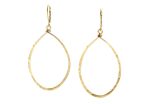 Agapantha Hanna Hammered Hoops Med Gold, Rose Gold & Silver Fashion