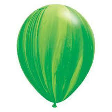 Latex Marbled Balloons  10 per pack  Green Discount