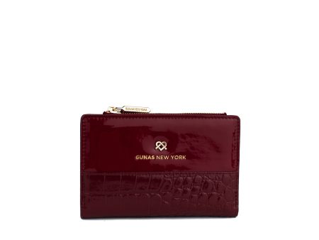 Gunas New York Madison Cherry Vegan Leather Wallet Hot on Sale