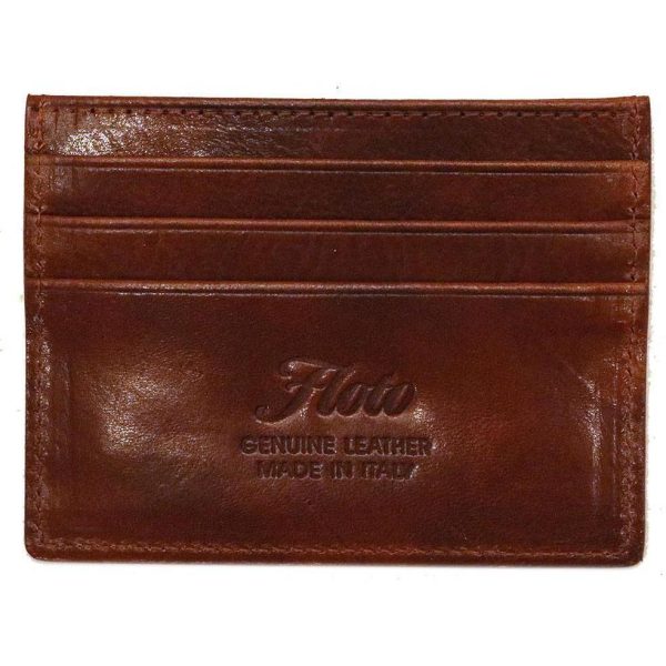 Floto Leather Venezia Card Wallet Online Hot Sale