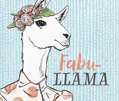 Dapper Llama - Fabu-Llama Dessert Napkins - 24 Count Online