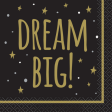 You Did It Beverage Napkins! Dream Big  16 Count For Discount